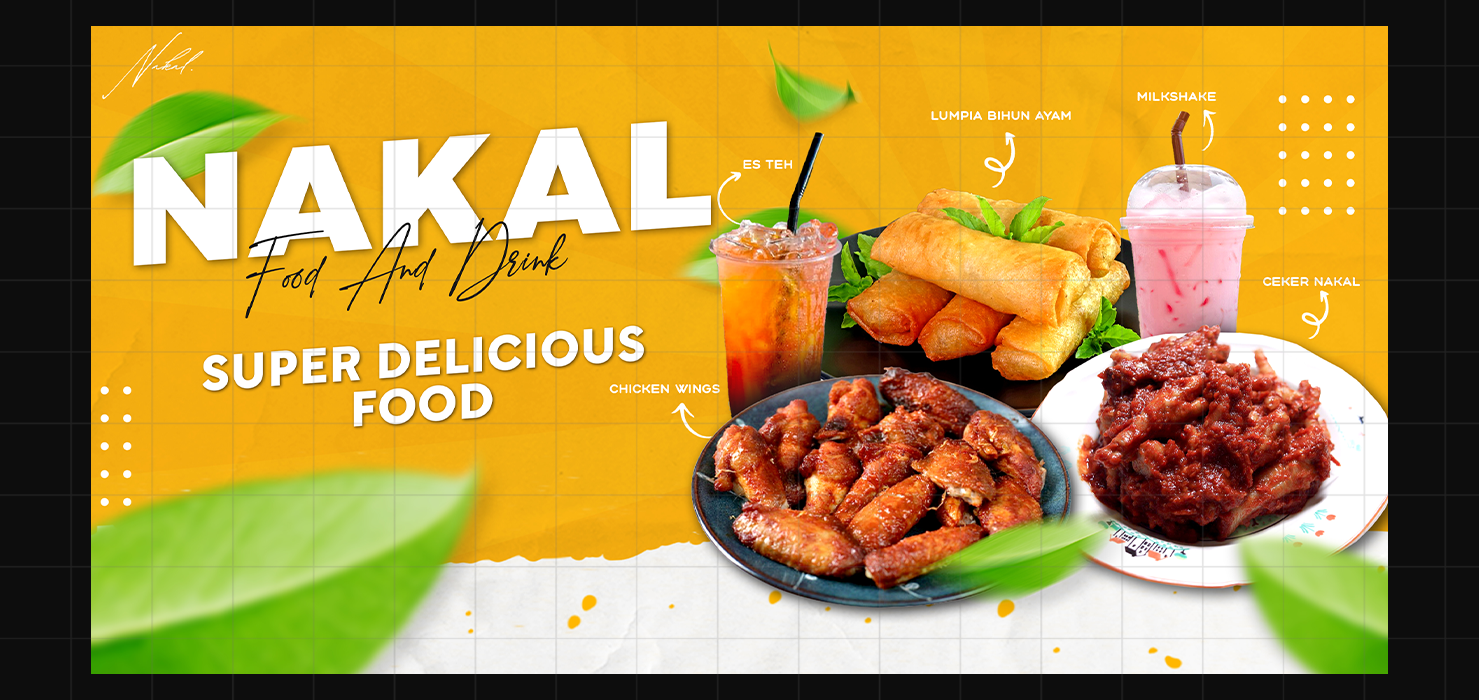BANNER NAKAL FOOD AND DRINK